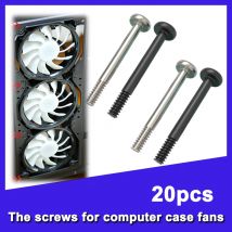 20PCS Computergehäuse Lüfter Lange Schraube Kühler PC Lüfter Schrauben Computer Kühlung Chassis Lüfter Komponenten Schraube