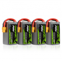 OVONIC RC Lipo Batteria 6S 22.2V 1300mAh 100C XT60 Spina per FPV RC Aereo Auto Evader BX Quadcopter Elicottero Camion Barca (4P