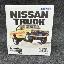 TAKARA TOMY TOMICA TLV LV-N321a Datsun 4WD Yellow North Missy Legierung Kompressionswelle Miniaturmodell, Dekoration für Erwachsene, Jungenspielzeug