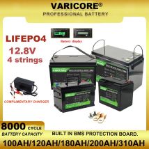 Akumulator VariCore 12V 310Ah 200Ah 180Ah 120Ah 340Ah LiFePO4 fosforan do modyfikacji akumulatorów 4S 12.8V do kamperów, motocykli i samochodów.