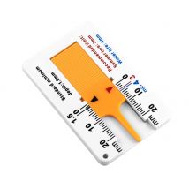 Profondità del battistrada del pneumatico Profondità del battistrada della ruota dell'auto Righello del battistrada Strumento di misurazione della ruota Strumento di misurazione della plastica