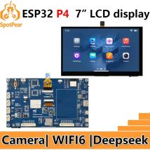 ESP32 P4 Entwicklungsboard 7-Zoll-LCD-Display 1024×600 7-Zoll-Touchscreen ESP32-C6 WiFi6 für Xiaozhi AI Deepseek