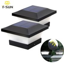 2 szt. Lampa słoneczna ogrodzenie światło IP65 zewnętrzna lampa słoneczna do dekoracji ogrodu brama