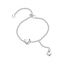XIYANIKE Silver Color Unique Design Love Heart Hanging Chain Ring Elegant Charm Index Finger Gift For Women Adjustable