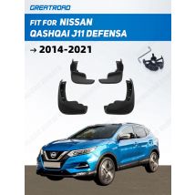 For Nissan QASHQAI J11 Defensa 2014 - 2021 2015 2016 2017 Car Mudflaps Mud Flaps Splash Guards Mudguards Flap Fender Accessories