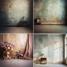 Mehomond Fotografie Hintergrund Retro Zimmer strukturierte Wand Erwachsenen Geburtstag Hochzeit Mutterschaft Porträt Dekor Hintergrund Fotostudio