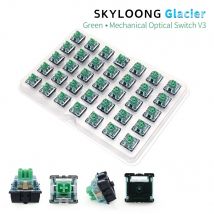 SKYLOONG Optischer Schalter Glacier Seires 35 Stück/Karton Linear-/Taktilschalter für optische Tastatur Vorgeschmierter Tastaturschalter