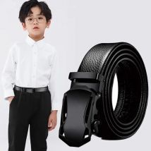 Cintura per bambini, fibbia automatica per ragazzi, versione coreana versatile e alla moda, cintura per pantaloni, cintura per studenti giovani