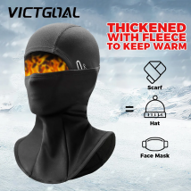 VICTGOAL Winter Sturmhaube Radmützen Herren Fahrradhelm Innenfutter Kapuze Sport Warme Integralmütze Fahrrad Motorrad Kopfbedeckungen atmungsaktive Laufmaske MTB-Zubehör