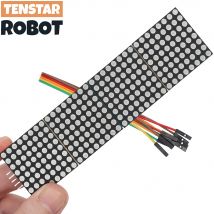 MAX7219 Mikrokontroler modułu matrycy punktowej 4 w jednym wyświetlaczu z linią 5P 4 w 1