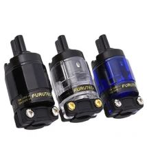 Hi-end Furutech F1-11 2-poliger C7-Stecker, HiFi-Audio-Adapter, 8 weibliche IEC-Netzstecker