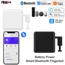 RSH Tuya Smart Fingerbot Switch Controllo timer Smart Switch compatibile Bluetooth Fingert Robot Timer Voice Alexa Google Assistant