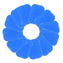20/10 pz EMS idrogel elettrodo Gel Pad per l'anca addominale ABS Fitness stimolatore muscolare Trainer ginnico massaggiatore dimagrante corpo