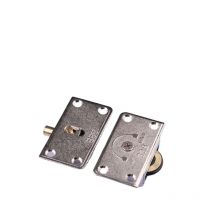 4 Sätze 338 Möbel Schiebetür Rad Riemens cheibe Zink legierung Eisen Rad Home Hardware Spur oben unten Riemens cheibe für Schrank tür