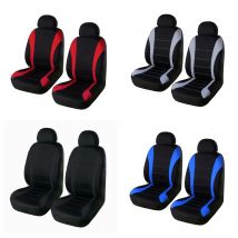 AUTO HIGH Car Seat Covers Universal Fit for Most Car SUV Truck Van Polyester Car Seat Protector - Front Pair