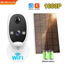 Tuya Solar kamera Wifi 1080p Outdoor wasserdicht Sicherheits schutz IP Cam Batterie CCTV Video überwachung mit Solar panel