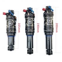 DNM AO-38RC MTB XC amortiguador trasero de descenso 165/190/200mm bobina de bicicleta amortiguadores traseros de aire con bloqueo para vesícula biliar marco de cola suave
