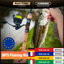 HANDING Magic L Micro Canna da pesca BFS 78g canna da pesca in carbonio peso esca 1-8g FUJI®O + A Guide Rings asta di colata UL/L