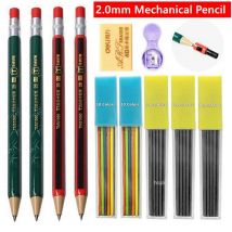2,0 mm Druckbleistifte Set 2B Automatische Studentenbleistifte mit Spitzer Farbstiftminen Schulstifte Kawaii Niedliches Briefpapier