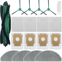 HOME TIMES 18-teiliges Ersatzteilzubehör für iRobot Roomba 105 Vac