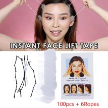100 Stück/Set unsichtbare dünne Gesichts aufkleber V-förmige Gesichts linie Falten schlaffe Haut Gesicht heben Hals Auge Doppel kinn Klebeband