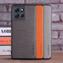Custodia per Motorola Moto G86 G56 G05 E15 G85 G55 G45 G35 G15 Power coque Custodia in pelle tessile di lusso funda moto g86 custodia