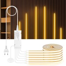 Hintergrund dekorativer Berührungssensor Dimmer COB Licht Neonstreifen dimmbare Wandlampe Show Regal unter dem Schrank Schlafzimmer Nachtlicht
