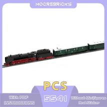 Eisenbahn Serie Dampfmaschine BR01 Mit Era III Trainer Bausteine Stadt Zug Wagen Modell Kleine Partikel Ziegel Spielzeug Geschenk