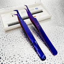 2 teile/satz Falsche Wimpern Pinzette Für Wimpern Verlängerung Clip Mega Volumen Nerz Wimpern Machen Fans Boot isolation Künstler Nail art Werkzeuge