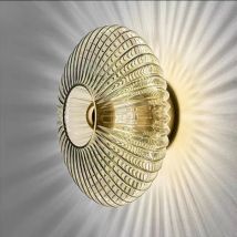 Nordic LED Sconce da parete in vetro Soggiorno Camera da letto Hotel Comodino Corridoio Sfondo Apparecchi di illuminazione decorativi da parete Lustro