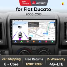 Junsun Android13 Qualcomm 8 Core Wireless CarPlay for Apple Android Car Radio For Fiat Ducato Peugeot 2006-2015 Autoradio GPS FM