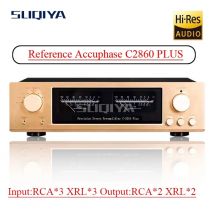 SUQIYA-Referenz Neuer Accuphase C-2860 Plus Vollsymmetrischer Vorverstärker Home Audio HiFi-Verstärker mit Fernbedienung