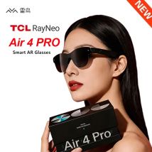 TCL RayNeo Air 4 PRO/Air 3S Smart AR-Brille 3G Sprachsteuerung 4K Videoaufnahme 120Hz Taschen-TV 1200nits 3D HD Privatkino
