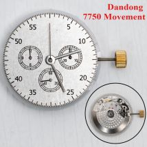 7750 Movement China Dandong Automatic Watch Movement Chornograph 7750 Mechnical movement 6 PINS with 4.5 date
