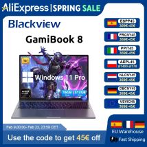Blackview ‎ Laptop GamiBook 8 AMD R7 7735HS 16 cali 5000MAH 16GB LPDDR5 RAM 512GB ROM Windows 11Pro BT5.2 Wifi 6 Podświetlana Klawiatura