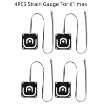 4PCS For Creality K1 MAX Strain Gauge _34x34_928DAD-240-Electrophoretic Hole Exposure White - Temperature Resistant Wire