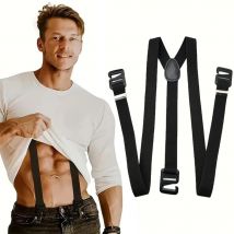 2,5 cm Breite Herren Hosenträger Neue Kreative 3 Haken Hosenträger Mann Hosen Casual Herren Hosen Hosenträger Mode Verstellbare Klammer