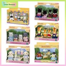 Sylvanian Family Persian Cat Penguin Sloth Family Anime Figure Ternurine Sylvanian Families Baby Dolls Customized Christmas Gift