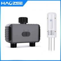 Tuya Smart Bewässerung Timer 2-Ausgang Smart Sprinkler Tropfbewässerung Controller Wasserventil Regenverzögerung Programmierbare Controller