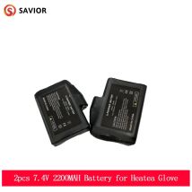 Caricatore da 7,4 V 2200 / 3000 mAh Batteria ricaricabile ai polimeri di litio Guanti riscaldati Calzini Giacche riscaldate Gilet Guanti da moto USB