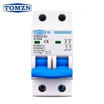 TOMZN 2P DC MCB 6kA 500V Mini-Leitungsschutzschalter 3A 6A 10A 16A 20A 25A 32A 40A 50A 63A Y-Verbindung
