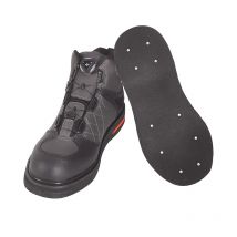 Fliegenfischer-Schuhe, Filzsohle mit oder ohne Nägel, Angelschuhe, selbstsichernde