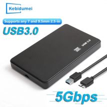 Custodia per disco rigido esterno SATA HDD SSD da 2,5 "USB 3.0 Custodia per disco rigido esterno ad alta velocità da 5 Gbps per PC portatile PS5