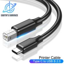USB Typ-C auf USB Typ B 2.0 Kabel für neue MacBook Pro HP Canon Brother Epson Dell Samsung Drucker Typ C Drucker-Scannerkabel