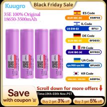 Oryginalna bateria 18650 INR18650-35E 3500mAh 3.7V 10A, akumulator litowo-jonowy do zabawek, elektronarzędzi, latarki