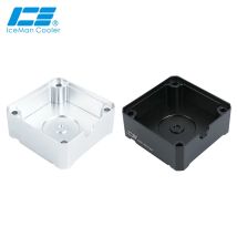 IceManCooler DDC Pumpe Ändern Kit ,DDC Refit Rüstung Zubehör Für Computer Fall Wasser Kühlung Pumpe Schwarz, helle Silber ICE-DDC