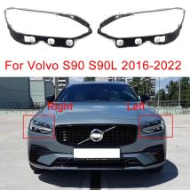 Scheinwerfer Abdeckung Für Volvo S90 S90L 2016-2022 Transparent Glas Lampe Schatten Scheinwerfer Shell Plexiglas Lampenschirm Objektiv