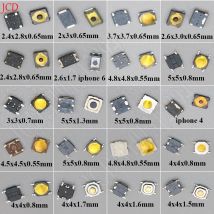 20 Teile/los Micro Tactile Push Button Touch Tact Wasserdichte Schalter Kit 4x4/5x5/4,5x4,5 SMT Touch Schalter 4 Pin LCD Monitor Reparatur