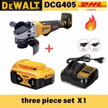 DEWALT DCG405 125mm Winkelschleifer mit Flachkopf, Rohmaschine, Schneidemaschine, 18V Lithium-Akku, bürstenlose Werkzeuge