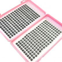 Sharp eyelash clusters dispersed comic style eyelash clusters extended unique pointed clusters anime single eyelashes